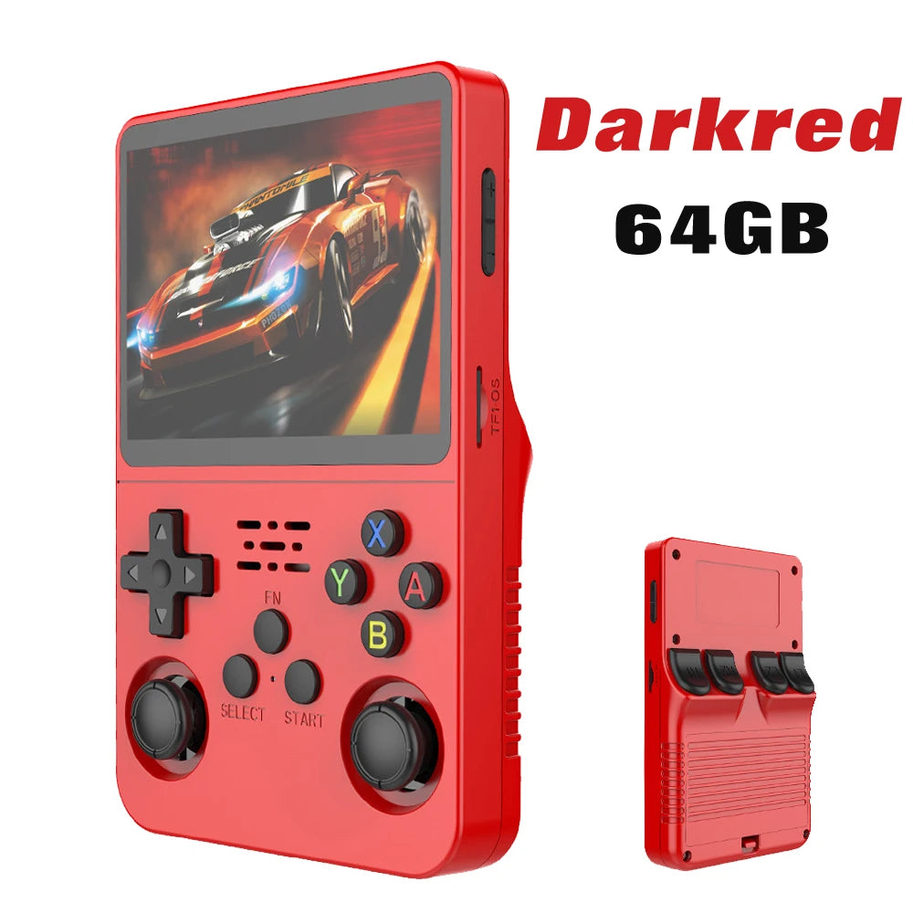 BOYHOM 256G/128G/64G R36S ARKOS 2.0 Retro Handheld Game Console 3.5'' IPS screen,Portable Pocket Game Player for  children gift