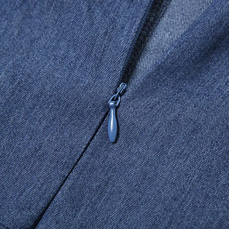 DongCMY 2026 Summer Women's New Bag Hip Sexy Mini Dress Women Solid Wrapped Chest Sleeveless Classic Imitation Denim Dress