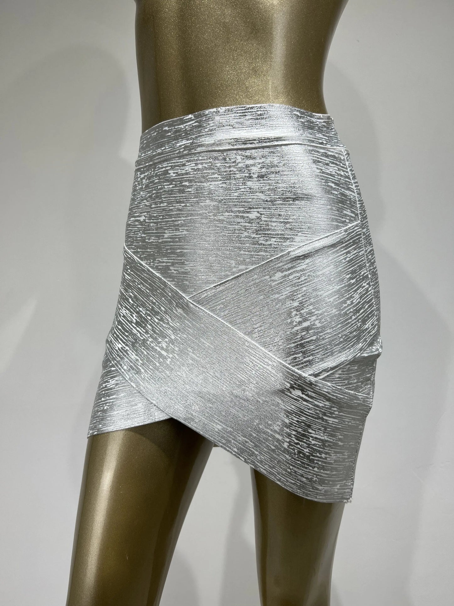 Ladies High Quality Rayon Black Thick Rayon Pencil Bandage Skirt Cute Mini Skirt