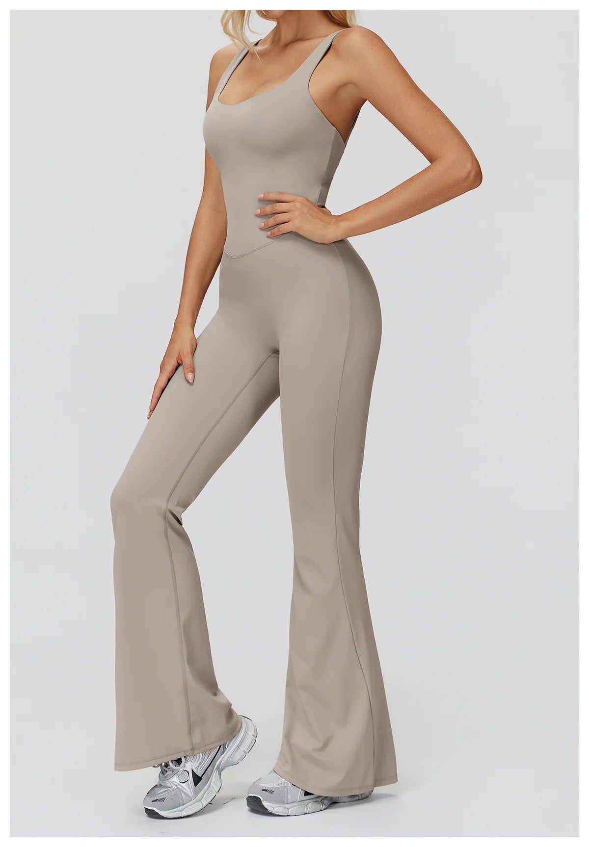 Sexy Back V Jumpsuit Gym Set Women Training Yoga Suit Sportswear Women Sports Jumpsuit Fitness Rompers Stretch Workout Bodysuits