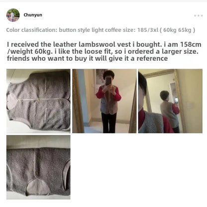 Fashionable Integrated Women's Vest Double Layer Flocking Vest Autumn/Winter Style Jacket Crew Neck Design For All Seasons