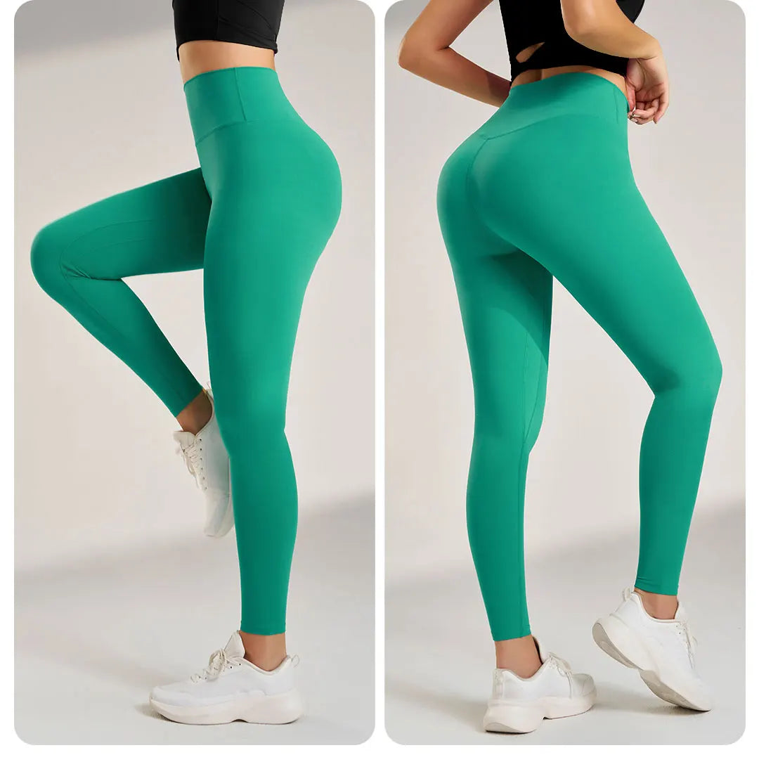 Yoga Leggings Pants Trousers Women's Quick Dry Sports Leggings High Waisted Fitness Pants Stretch Peach Butt Gym Clothing