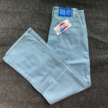 Y2K Embroidery Baggy Boy Jeans Women Streetwear Gothic Cartoon Blue Straight Jeans Retro Punk Rock High Waist Denim Trousers
