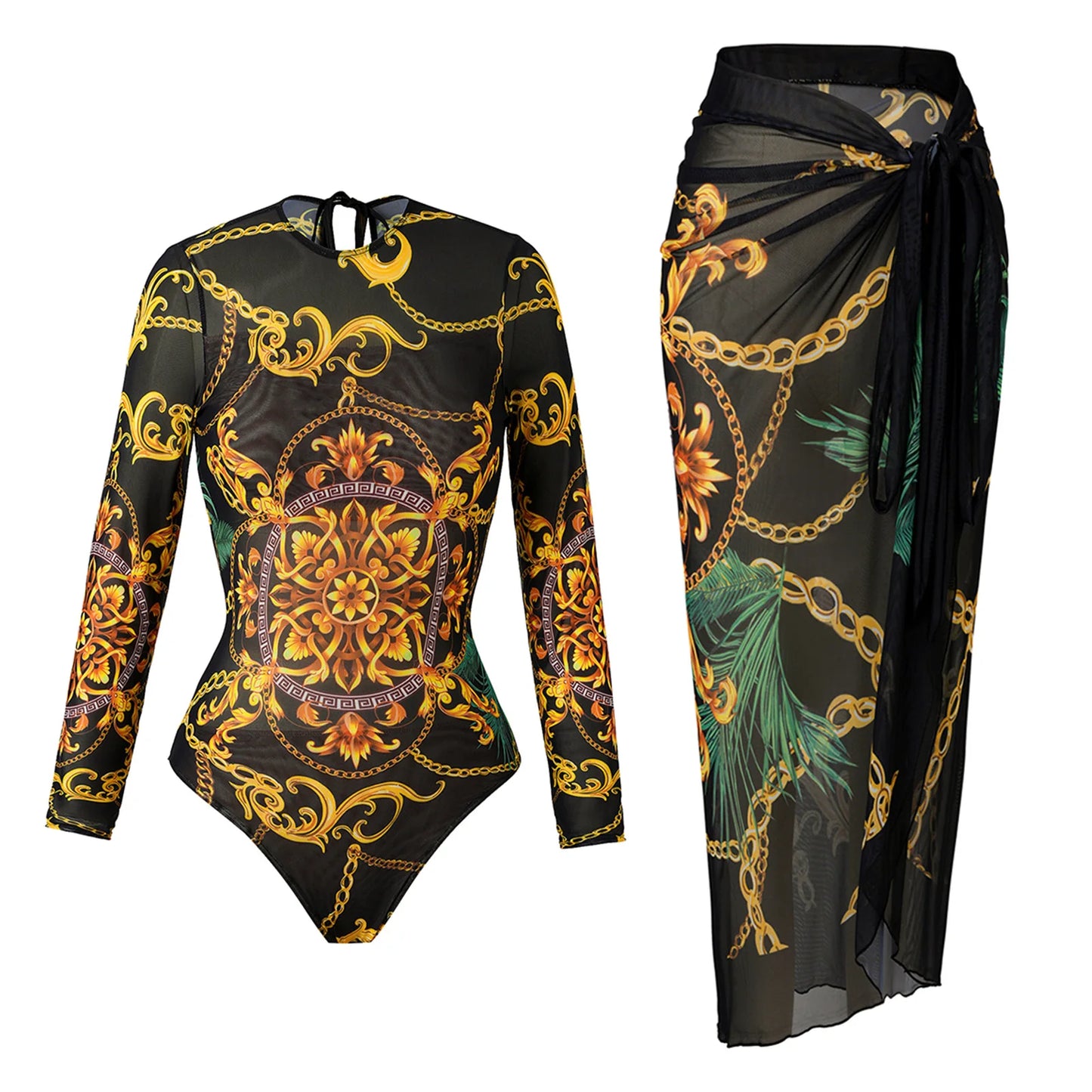 Russian Swimsuits Women One-piece Bikini Quick Drying Купальник Sunscreen 2025 European American