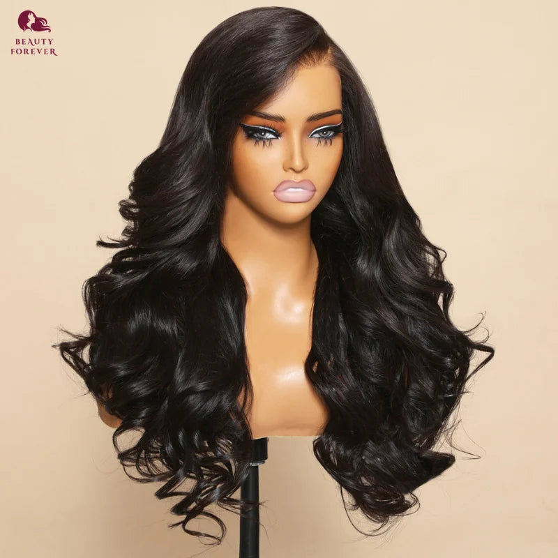 Beautyforever 3D Body Wave 7x5 Bye Bye KNOTS Glueless Wig Human Hair Ready To Wear Brazilian Human Hair Wig Fits All Size Heads