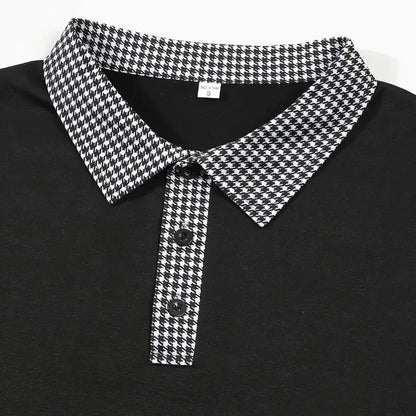 Spring and Autumn Men's Long Sleeve Polo Shirt Classic Business Office T-shirt Male Street Casual Fashion Solid Color Top