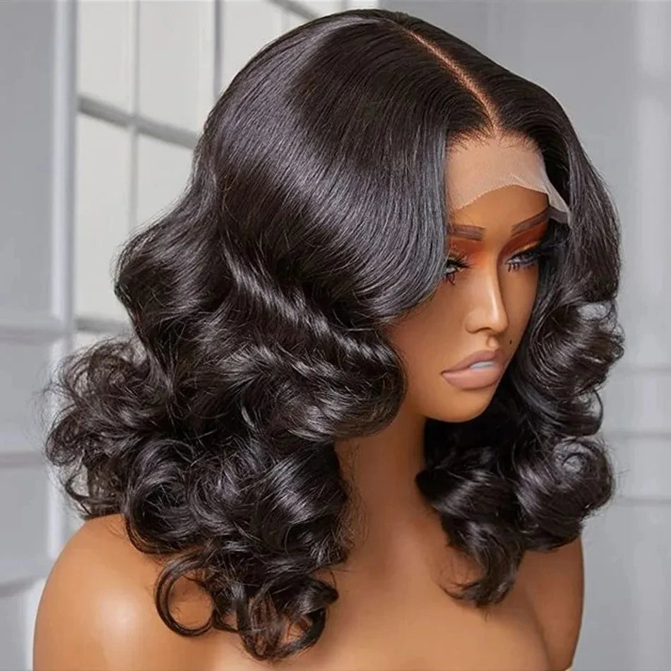 Lafino 200% Density Body Wave Lace Front Wig 13x6 13x4 Lace Front Wig Human Hair 4x4 5x5 Hd Lace Closure Wig Loose Body Wave