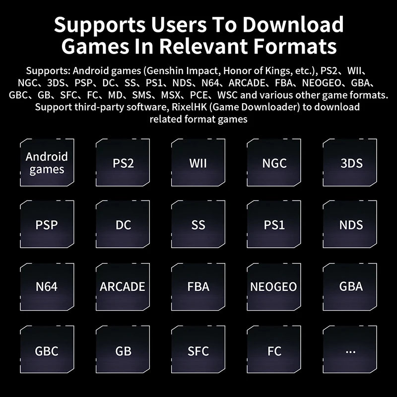 ANBERNIC RG 476H Android Handheld Game Console 4.7"HD Multi-touch Full Screen Hall Triggers Wifi Retro Video Games Player RG476H