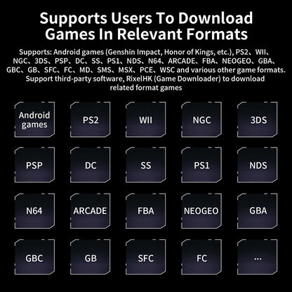 ANBERNIC RG 476H Android Handheld Game Console 4.7"HD Multi-touch Full Screen Hall Triggers Wifi Retro Video Games Player RG476H