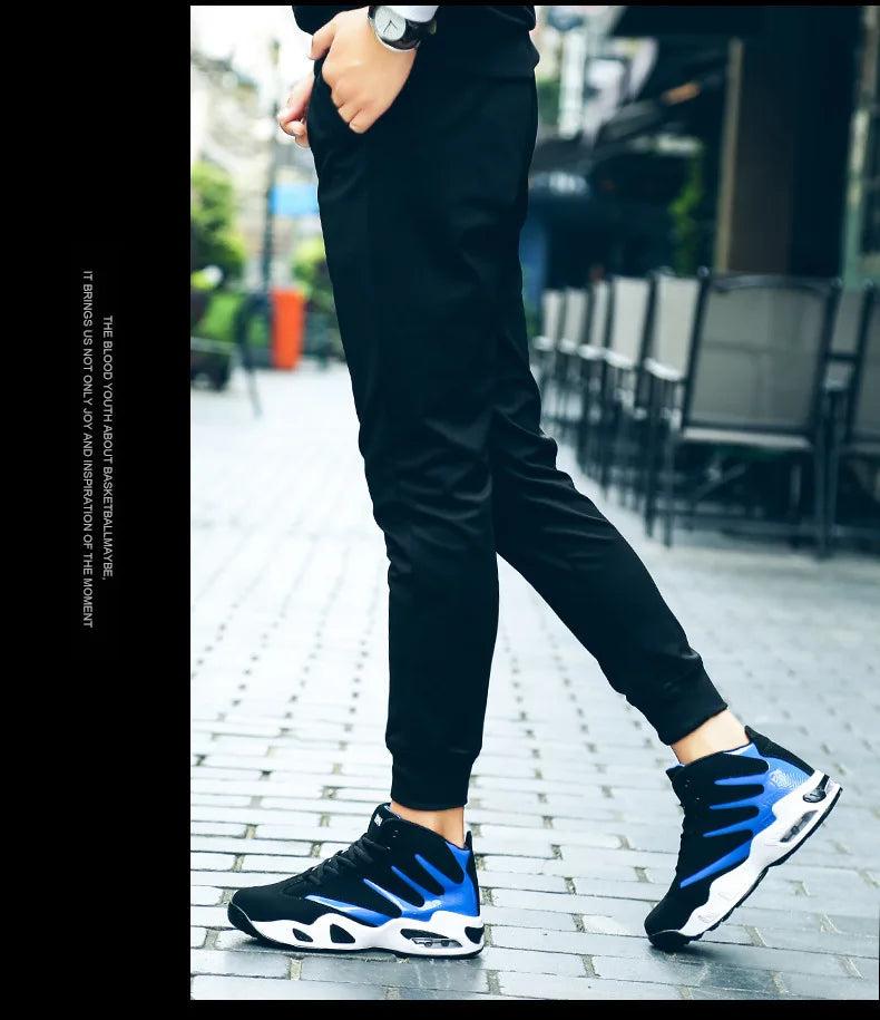 High Top Men Sneakers Fashion Breathable Running Shoes for Men Versatile Basketball Shoes Designer Men Sport Shoes Tenis Hombres