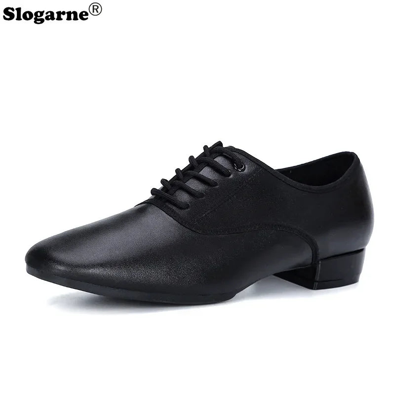New Modern Dance Shoes Men Soft Suede Sole Latin Shoes Large Size Male Jazz Waltz Tango Ballroom Dance Shoes Man Dance Foot Wear