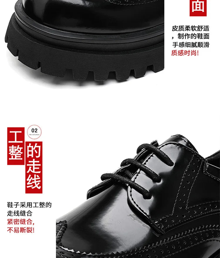 Brand Man Shoes Formal Green Glossy Leather Shoes for Men Lace Up Oxfords for Male Wedding Party Office Business Casual Shoe Men