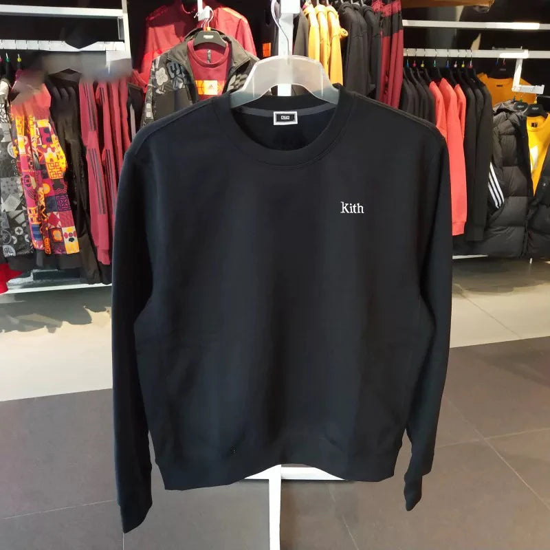 2025 Autumn High Quality O-Neck Sweatshirts Cotton Brand Embroidery logo Casual Hoodie Men Long Sleeve Women Tracksuit Tops