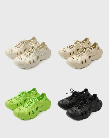 Super Cool Beach Sandals Comfortable Thick EVA Soles Antislip Outdoor Slippers Fashion Slides Street Normal Style Shoes