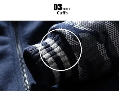 Men's Warmth Hooded Fleece Lined Thickened Baseball Jacket Sweatshirt Korean Style Sporty Top Winter Autumn Seasonal Wear