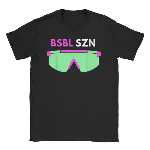 BSBL SZN Baseball Season Boys Girls Youth T Shirts Men Women Pure Cotton T-Shirt O Neck  Tee Shirt Short Sleeve Clothes Printed