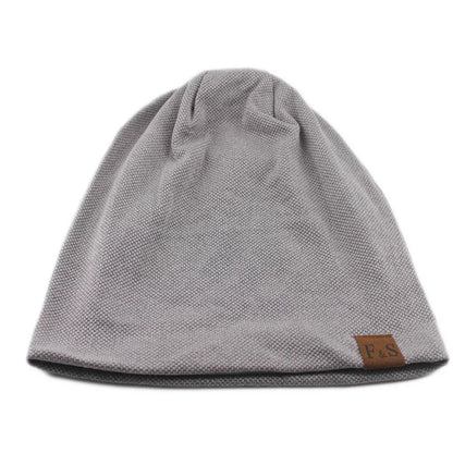 Fashion Bonnet Hat For Men And Women Autumn Knitted Solid Color Skullies Beanies Spring Casual Soft Turban Hats Hip Hop Beanie