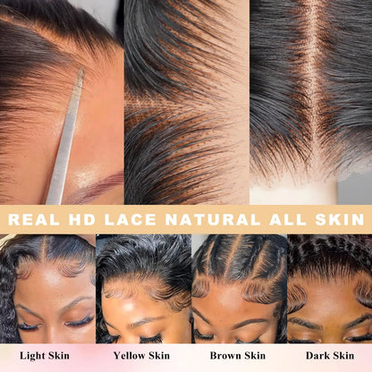 Glueless Wigs Human Hair Pre Plucked Pre Cut Loose Deep Wave Wig Lace Lace Big Wave Long Curly Hair Synthetic Headband