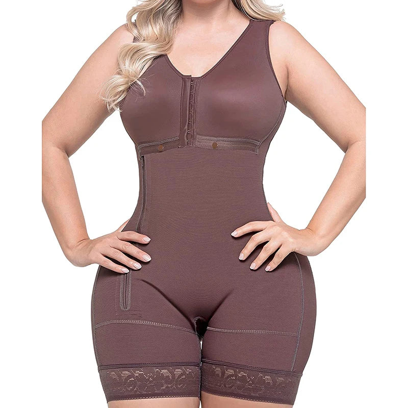 Body Shaper Faja Bodysuit Corset Top Bustier Original Colombian Girdles Modeling Postpartum Slimming Shapewear Women Underwear