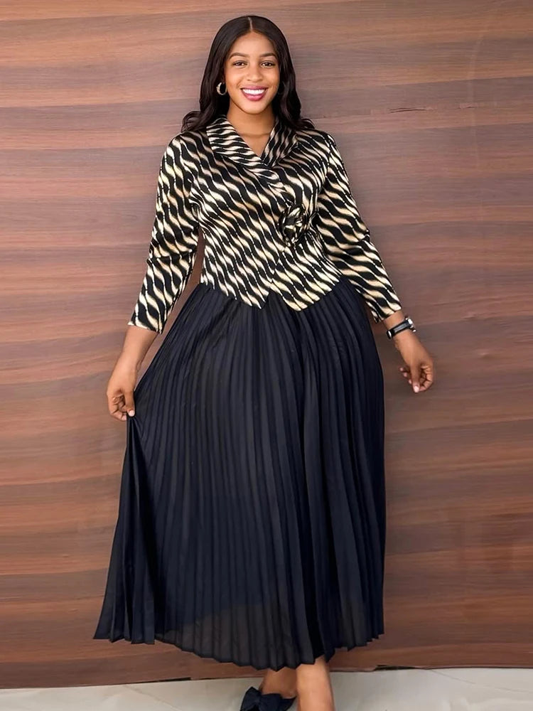 Plus Size Luxury Dresses For Women Elegant And Beautiful Gowns Miyake Pleated Dress Party Evening Prom Formal Female Fashion