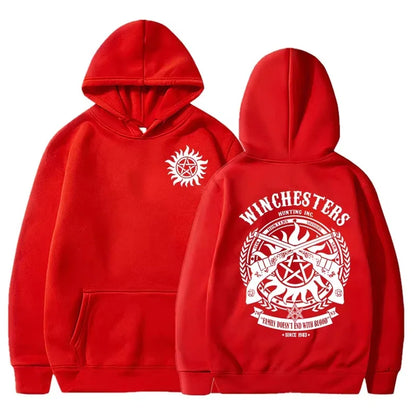 Supernatural Printed Hoodie Women Men Fashion Autumn Winter Warm Sweatshirt Hip Hop Harajuku Streetwear Long Sleeve Pullover