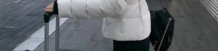 White Large Fur Collar down Jaet Women's 2025 Winter New Design Ultra Slim Lightweight Hooded White Du down Outerwear