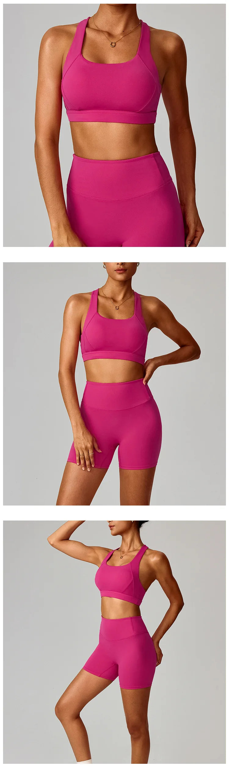 Seamless 3-Piece Activewear - Women's Fitness Set, Sin Costuras, Quick Dry, Yoga & Aire Libre