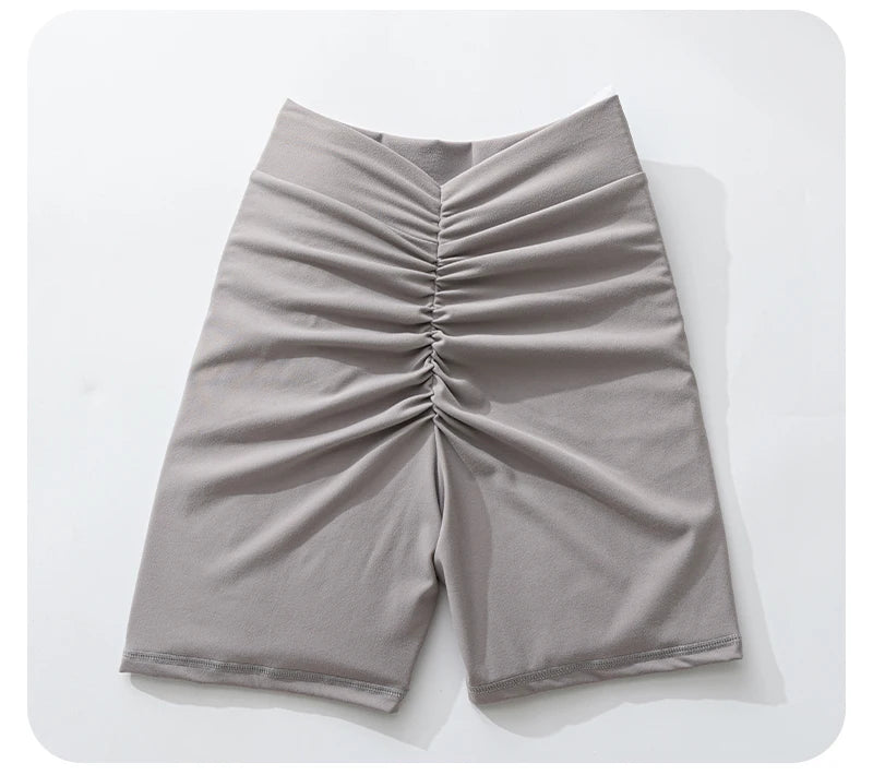 V Back Scrunch Butt Workout Shorts for Women High Waisted Lifting Booty Gym Yoga Biker Shorts Sports Leggings Clothing Hot Pants