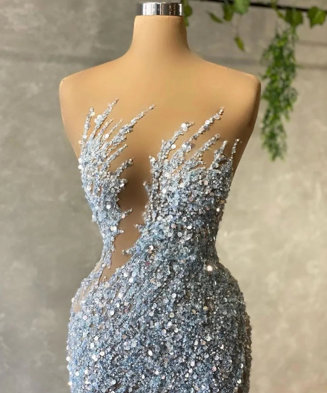 Crystal Cut Out Sweetheart Beading Evening Dresses Mermaid Woman's Sexy Sleeveless Prom Gowns Formal Party Vestidos Customized