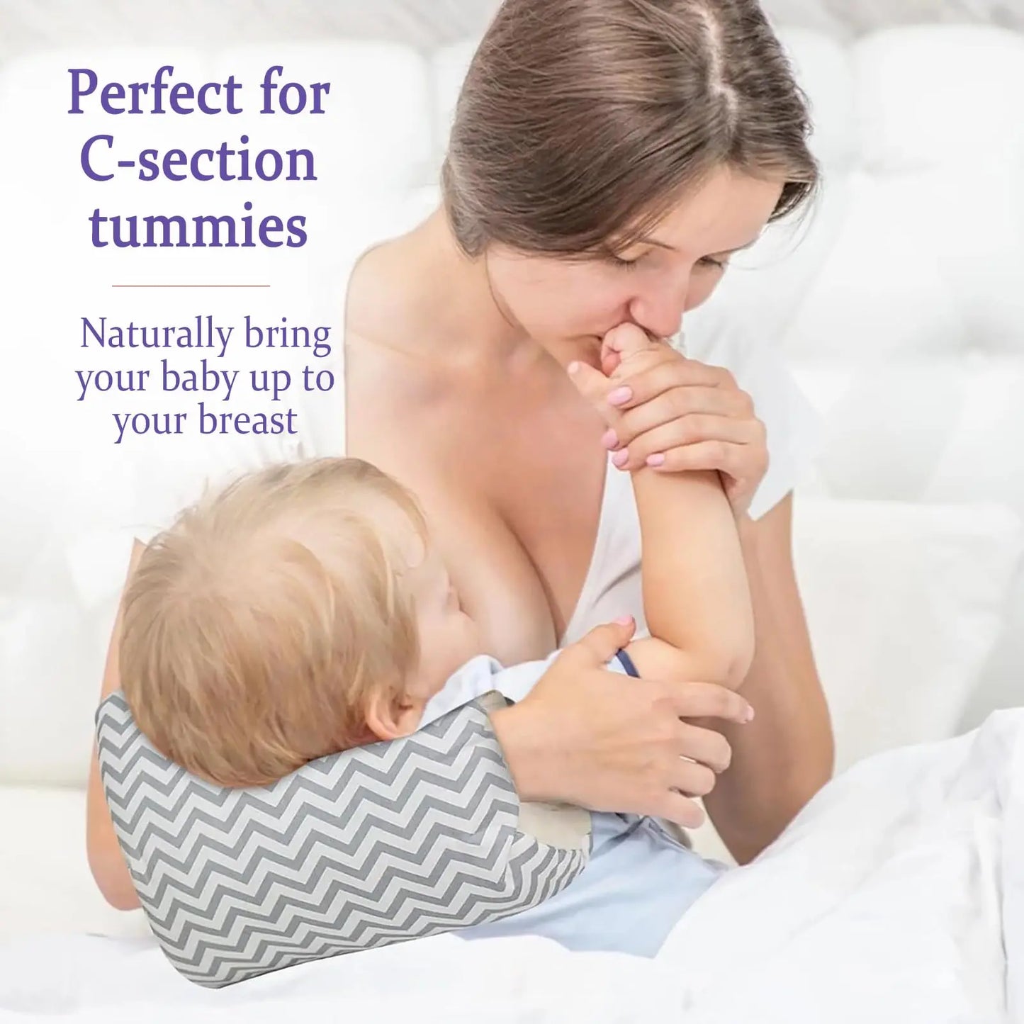 Cozy Cradle Arm Pillow, Nursing Pillow for Breastfeeding Support Arm Pillow for Feeding Baby, Travel Nursing Pillow