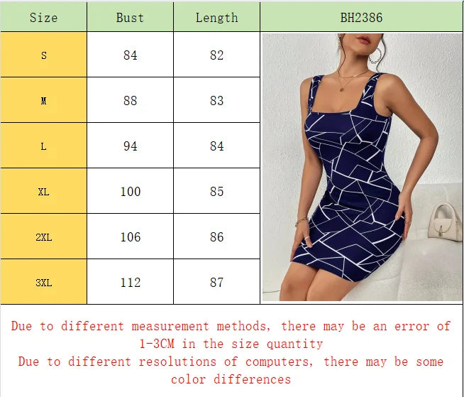 2025 Summer New Arrival: Chic Camisole Dress with Temperament Print for Women – European & American Style, Sexy & Trendy, Body-h