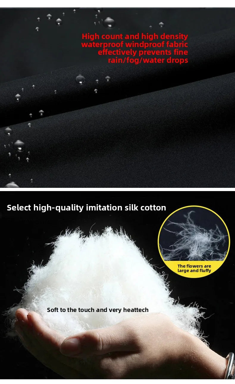 Top Grade Graphene Warmth Technology Men's New Winter Parka Jacket Windbreaker Diamond Quilted Bubble Puffer Coats