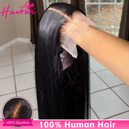 30 40 Inch Glueless Wigs Bone Straight 13x4 Lace Front Wig 13x6 HD Lace Frontal Wigs 5x5 Black Closure Brazilian 100% Human Hair