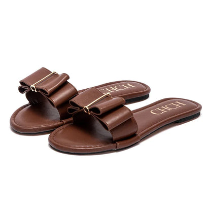 2025 NEW Slippers high quality PU flat women's shoes red shoes luxury brand new listing