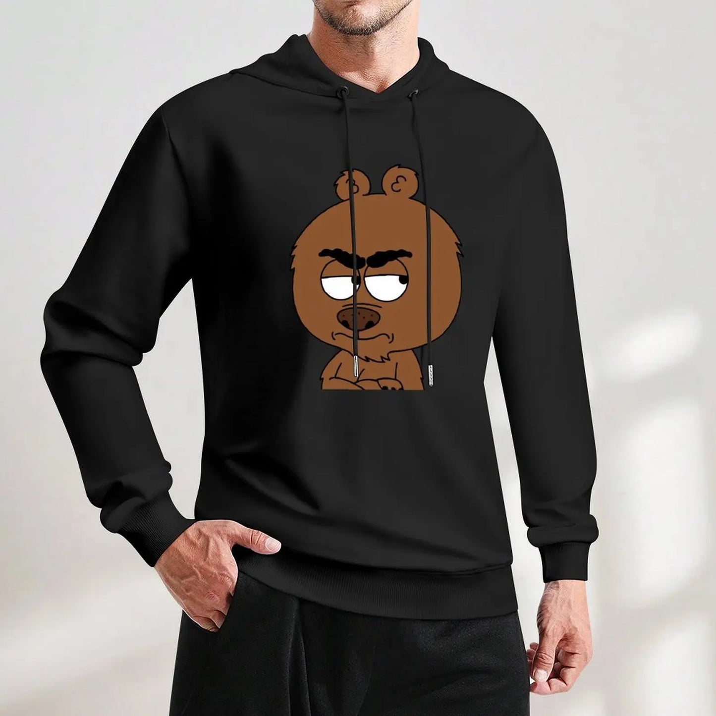 Malloy-Brickleberry-Art Short Sleeve Classic Comfort Soft Crewneck Hoodie autumn new products man hoodie