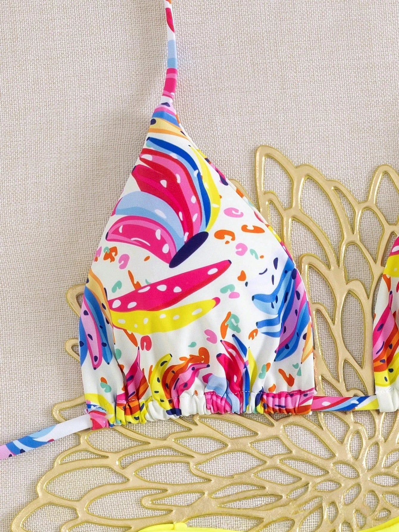 Bikini Print Swimsuit Beach Sexy Ladies Swimwear Seaside Vacation