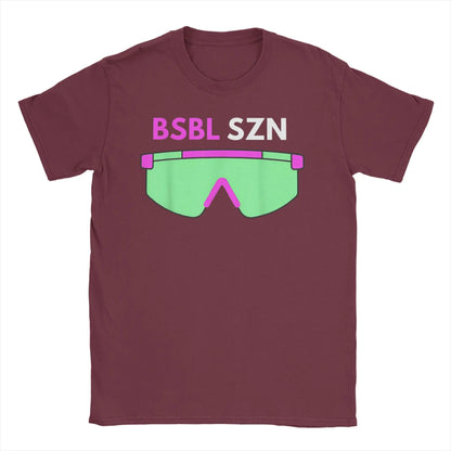 BSBL SZN Baseball Season Boys Girls Youth T Shirts Men Women Pure Cotton T-Shirt O Neck  Tee Shirt Short Sleeve Clothes Printed