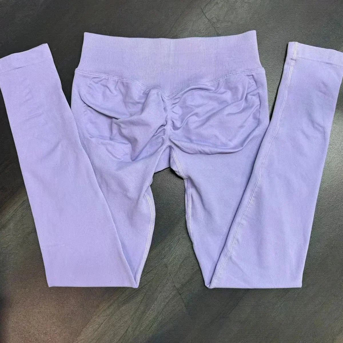 No Logo Scrunch Bum Gym Legging for Women Low Waistband Seamless Yoga Legging Workout Yoga Pants Push Up Sports Tights