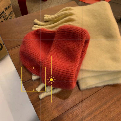 Rabbit Fur Beanies Soft Warm Fluffy  Winter Hat for Women Angora Knitted Hat  Skullies Beanies Female Bonnet Woman Knit Cap