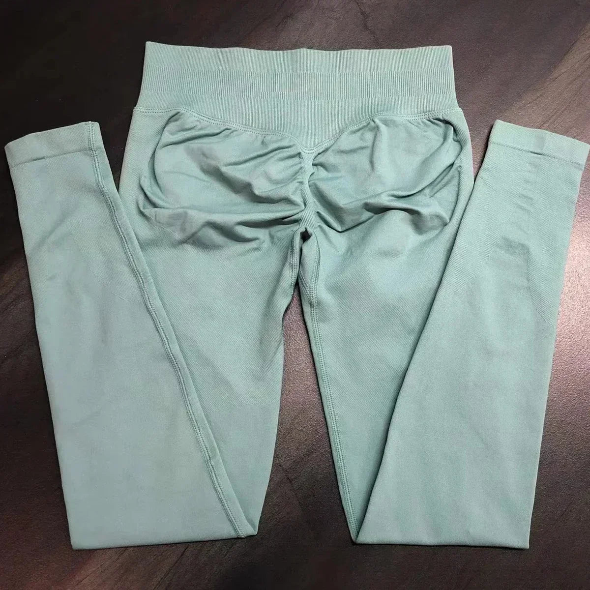 No Logo Scrunch Bum Gym Legging for Women Low Waistband Seamless Yoga Legging Workout Yoga Pants Push Up Sports Tights