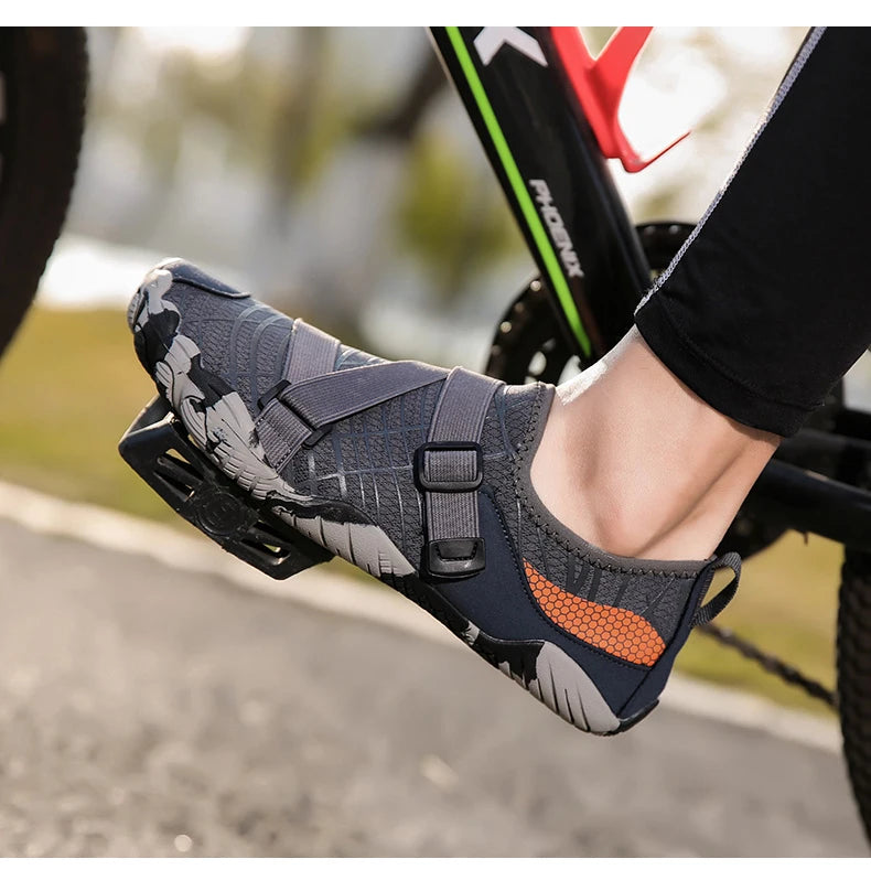 Men Women Elastic Beach Barefoot Seaside Aqua Shoe Quick-Dry Breathable Surf Wading Shoe Non Slip Upstream Swimming Water Shoe