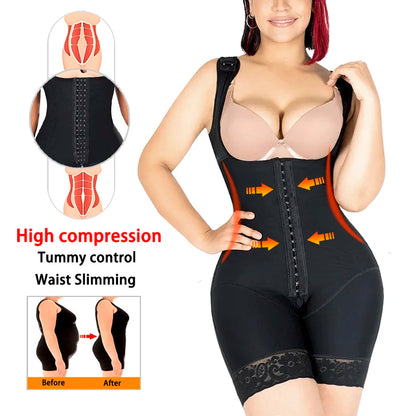 Fajas Reductoras Body Shaper Slimming Sheath Flat Belly Shapewear Tummy Control Bodysuit Postpartum Bodices Girdles Woman Corset