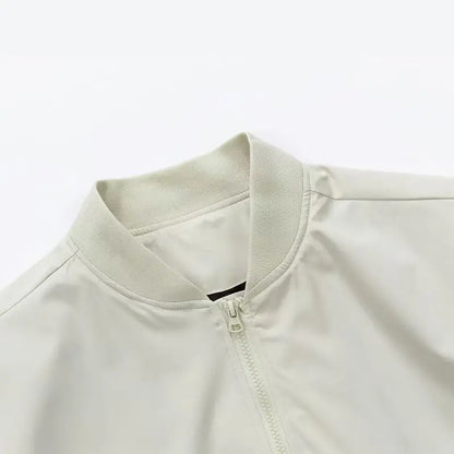 2025 autumn new men's pilot jacket fashion casual light solid color baseball uniform sportswear jacket, DIY LOGO S-4XL