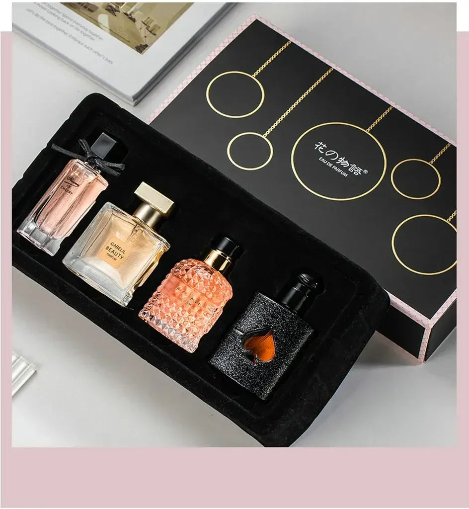 105ML Original Women Perfume Gift Box Four Piece Set Fresh Lasting Fragrance Eau De Parfum Plant Floral Scent Fresh