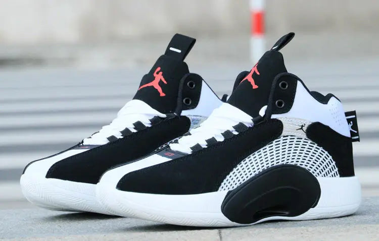 New Winter Basketball Shoes for Men Keep Warm Non-Slip Outdoor Sports Shoes Fur Gym Training Athletic Basketball Sneakers Women