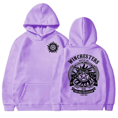 Supernatural Printed Hoodie Women Men Fashion Autumn Winter Warm Sweatshirt Hip Hop Harajuku Streetwear Long Sleeve Pullover