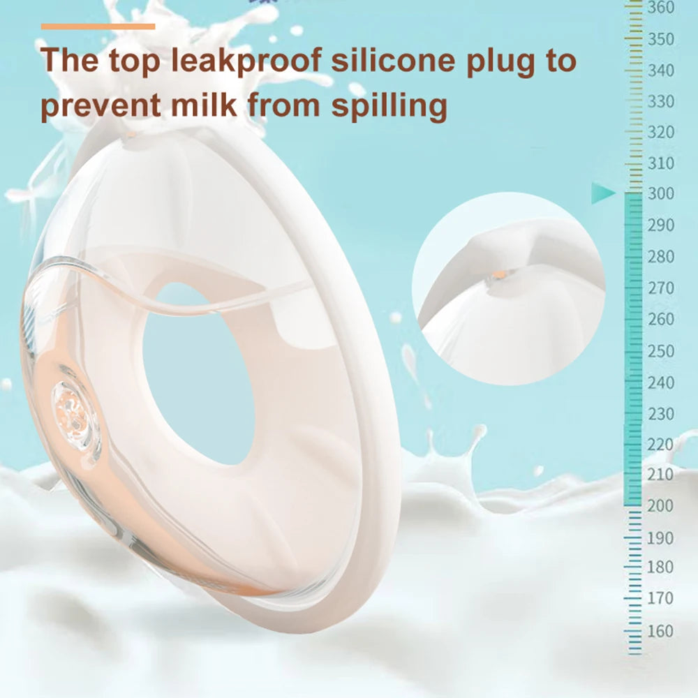 Wearable Milk Saver for Breastfeeding Manual Breastmilk Collector Silicone Breast Shell Milk Catcher for Collecting Breastmilk