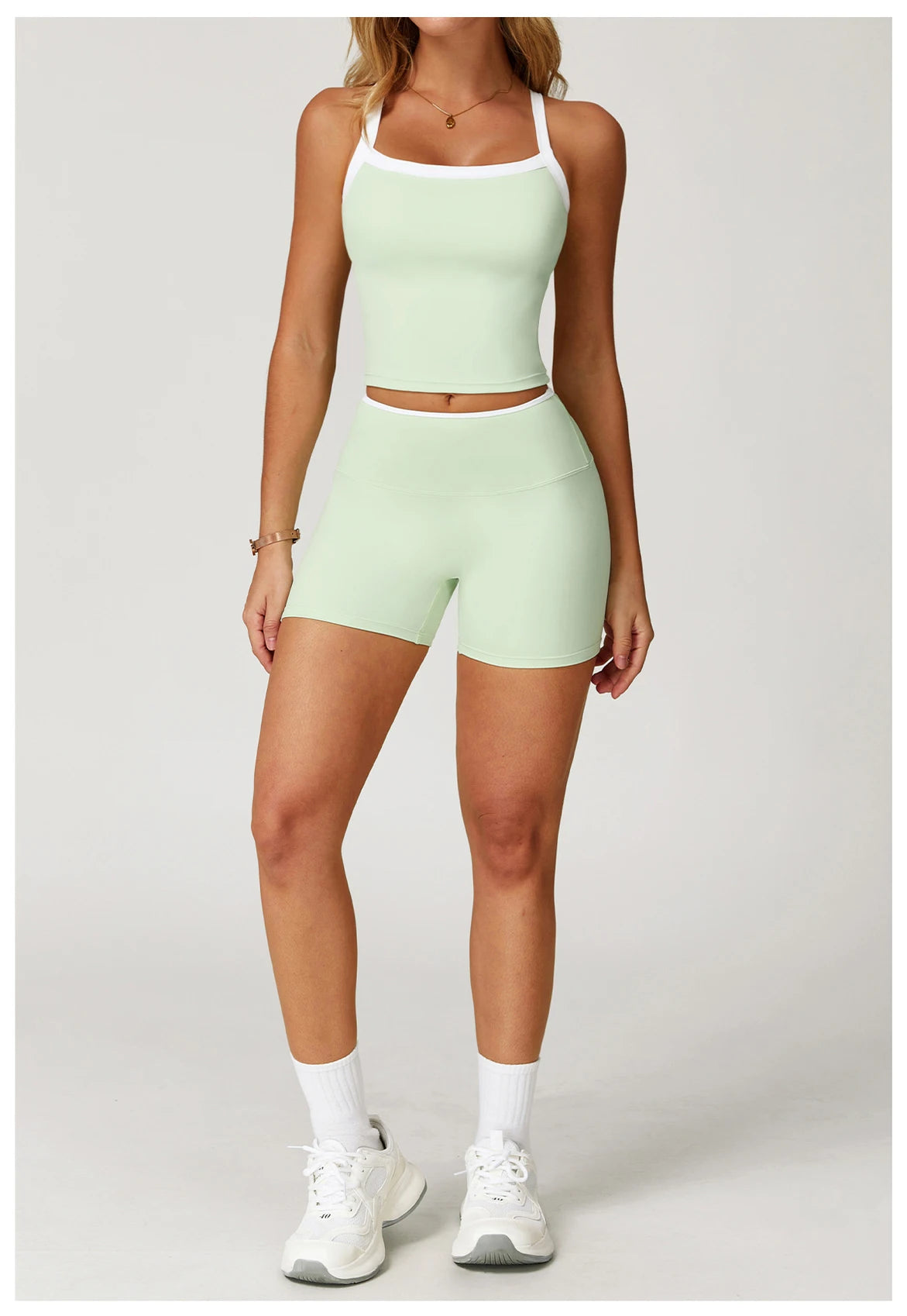 Women's Clothes 2 Pieces Workout Tracksuit Yoga Set Sportswear Gym Clothing High Waist Bell-bottoms Sexy Fitness Bta Sports Suit