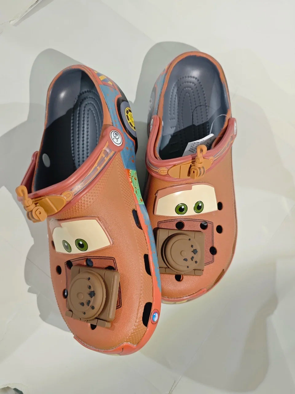 Adult Cartoon Mater Slippers Cars Shoes Outdoor Sandals Cute Figurine Anime Trailer Character Cave Shoes Sandals Eva Shoes Gift