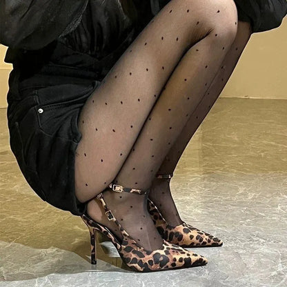 Women's High Heels Casual Slingback Pointed Toe Sandals Feminine Sexy 2025 Designer High Heels Summer Dress Party Sandals Women